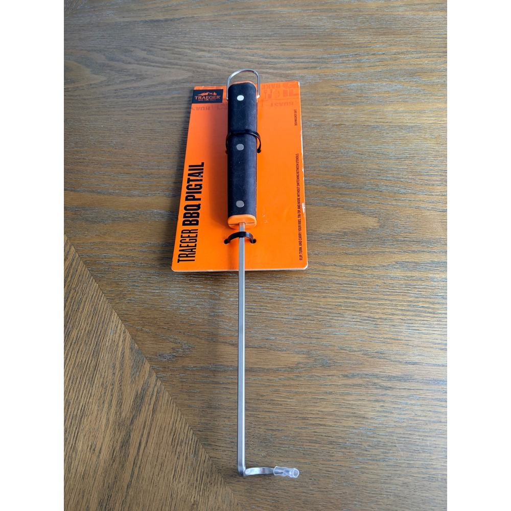 Traeger BBQ Pigtail Food Flipper Meat Turner Stainless Steel BAC792 New